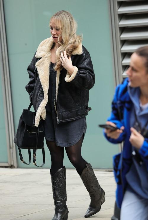 Chloe Madeley Arrives at Jeremy Vine TV Show in London, February 2024 3