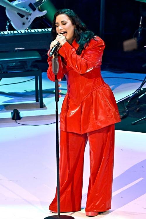 Demi Lovato Performs at American Heart Go Red for Women Fashion Show, January 2024 3