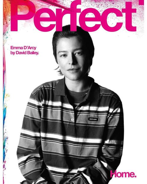 Emma D'Arcy on Cover of Perfect Magazine, January 2024