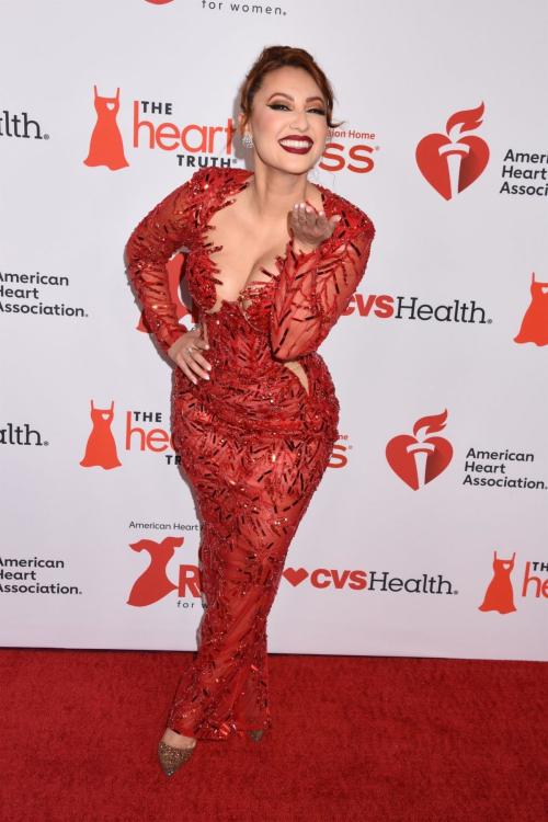 Francia Raisa at Go Red for Women Fashion Show in New York, January 2024 1
