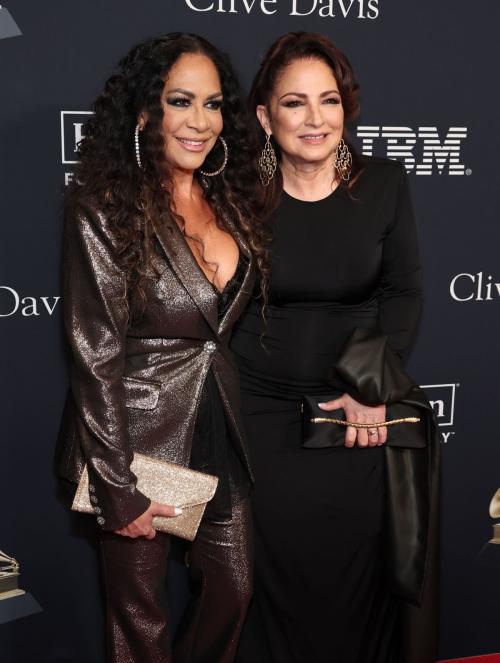 Gloria Estefan and Sheila E at Clive Davis Pre-Grammy Gala in Los Angeles, February 2024 3