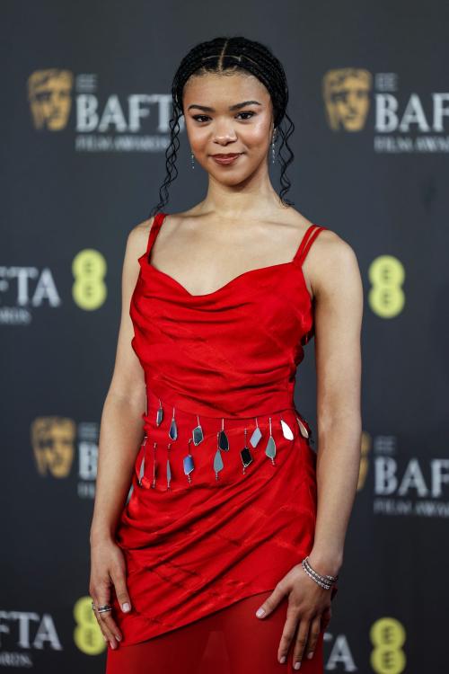 India Amarteifio at EE Bafta Film Awards in London, February 2024 2