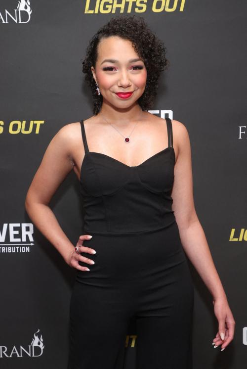 Jailyn Rae at Lights Out Screening in Los Angeles, February 2024