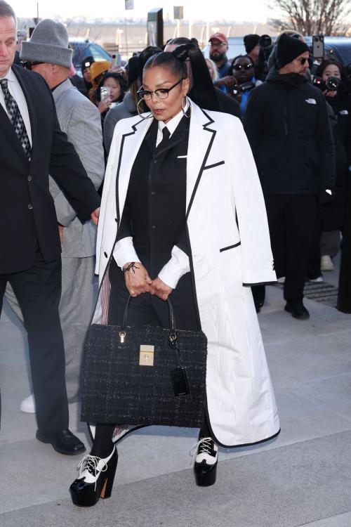 Janet Jackson at Thom Browne Fashion Show, February 2024 5