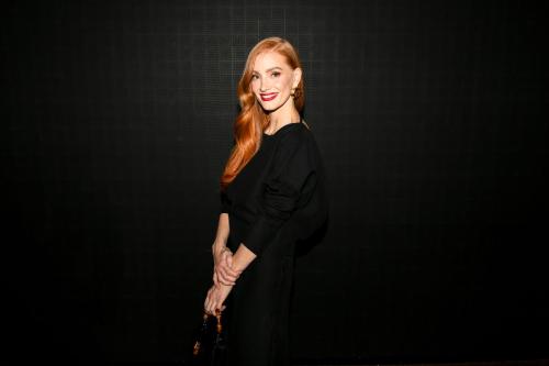 Jessica Chastain at Gucci Ancora Party at New York Fashion Week, February 2024 3