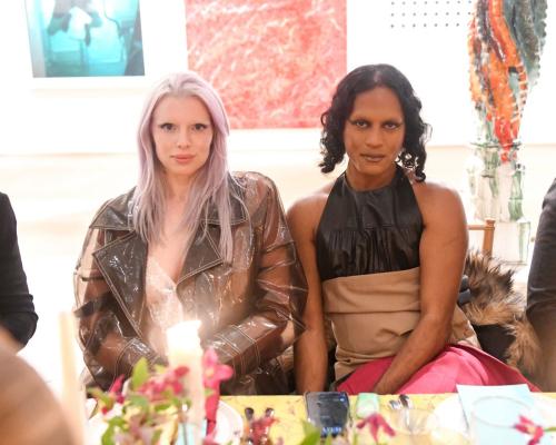 Julia Fox at Tiffany & Co. Art Exhibition in New York, February 2024 1