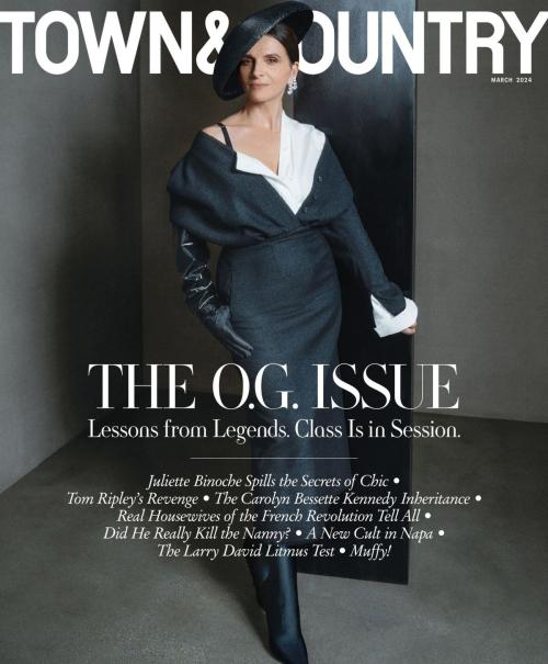 Juliette Binoche for Town & Country Magazine, March 2024