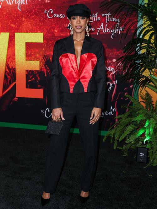 Kelly Rowland at Bob Marley One Love Premiere in Los Angeles, February 2024