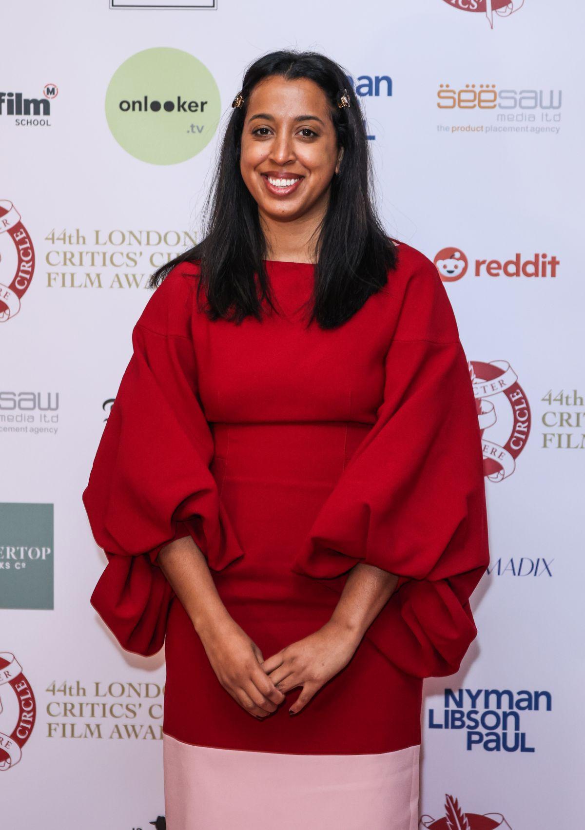 Kharmel Cochrane at London Critics’ Circle Film Awards, February 2024