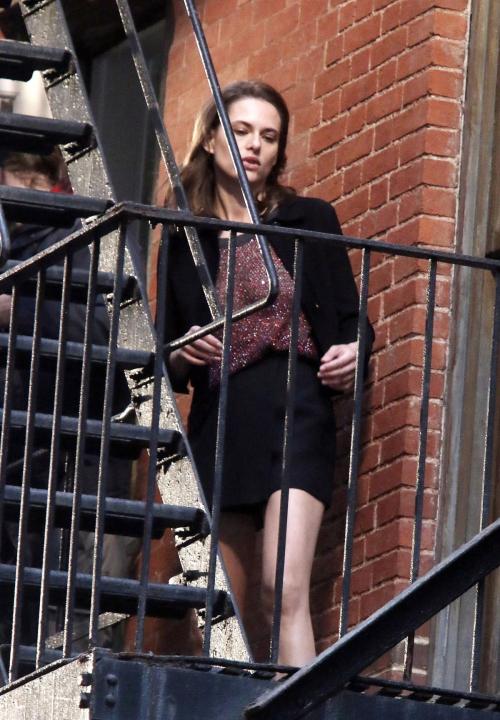 Lana Zakocela Filming Dior Commercial in New York, February 2024 6