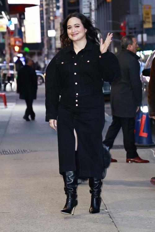 Lily Gladstone at Late Show with Stephen Colbert, February 2024 5