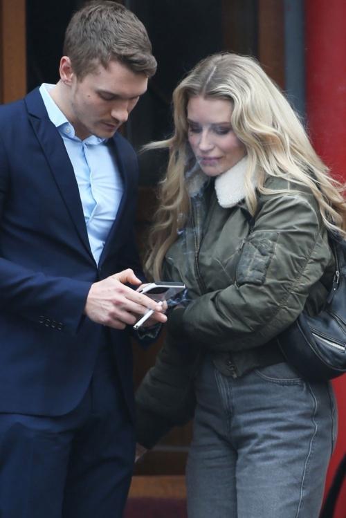 Lottie Moss on Set of April X in Bucharest, January 2024 7