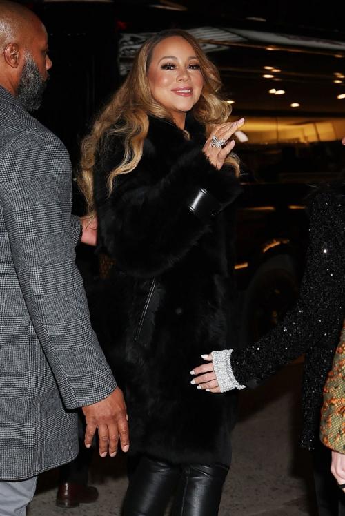 Mariah Carey Leaves Mea Culpa Premiere, February 2024 2