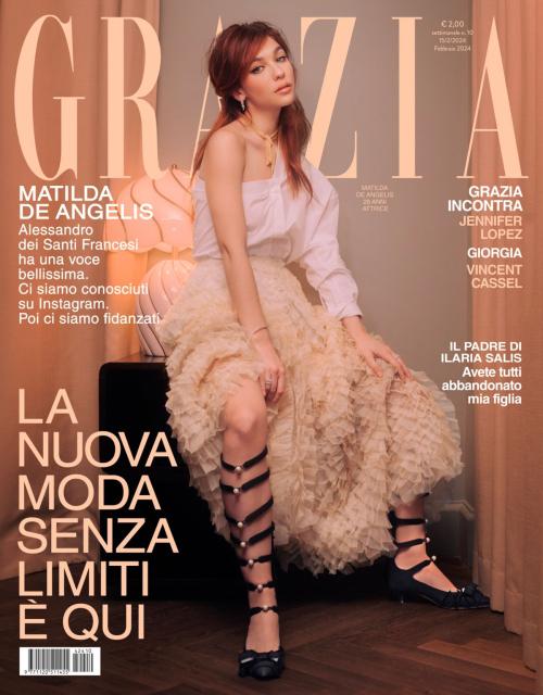 Matilda De Angelis for Grazia Italy, February 2024