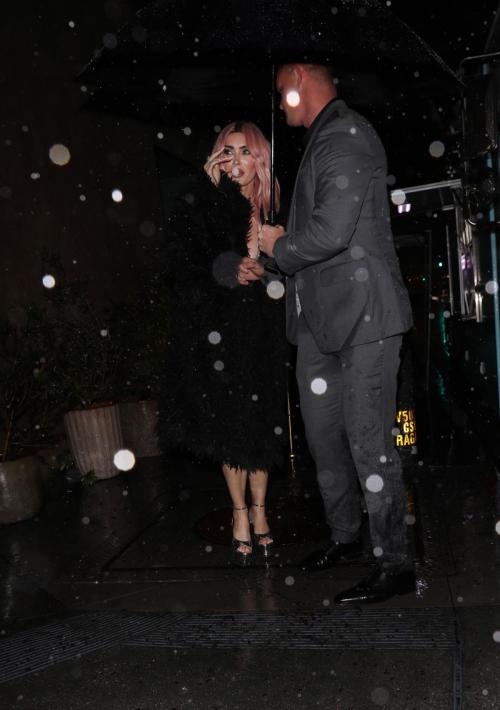 Megan Fox Arrives at Billie Eilish’s Grammy Afterparty at Fleur Room, February 2024 2