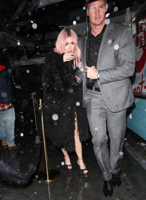 Megan Fox Arrives at Billie Eilish’s Grammy Afterparty at Fleur Room, February 2024 3