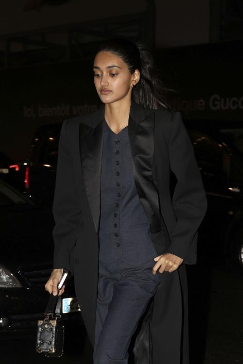 Neelam Gill Arrives at Hotel Costes in Paris, February 2024