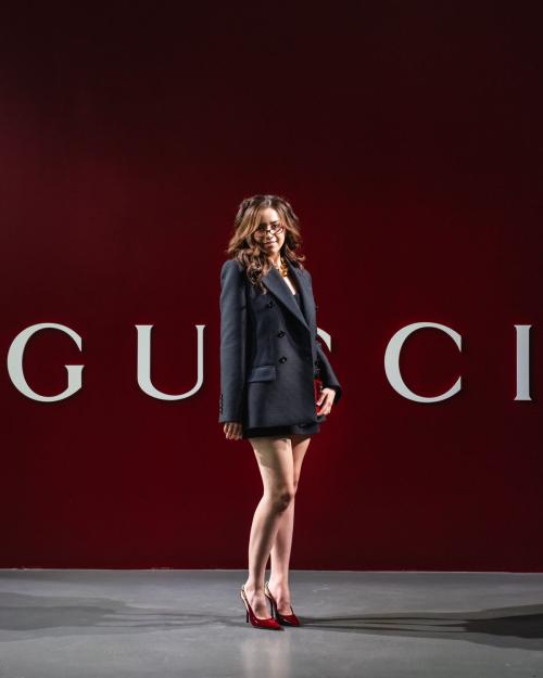 Pokimane at Gucci Fashion Show, February 2024 4