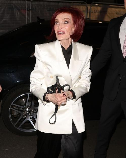Sharon Osbourne Leaving Fortune Theatre in London, January 2024