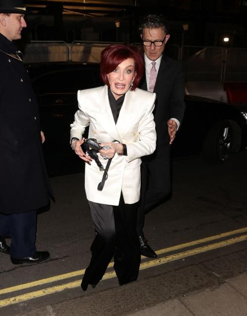 Sharon Osbourne Leaving Fortune Theatre in London, January 2024 5