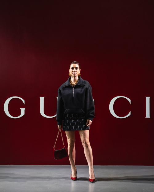 Simona Tabasco at Gucci FW24 Show at Milan Fashion Week, February 2024 4