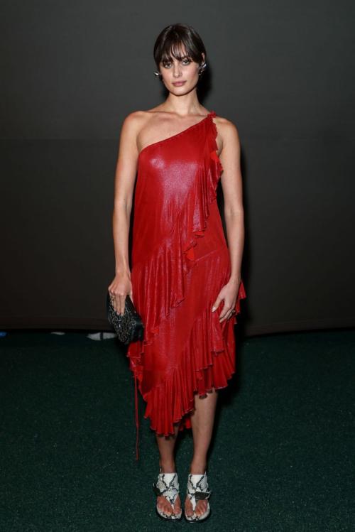 Taylor Hill at Burberry Winter Show at Fashion Week, February 2024 1