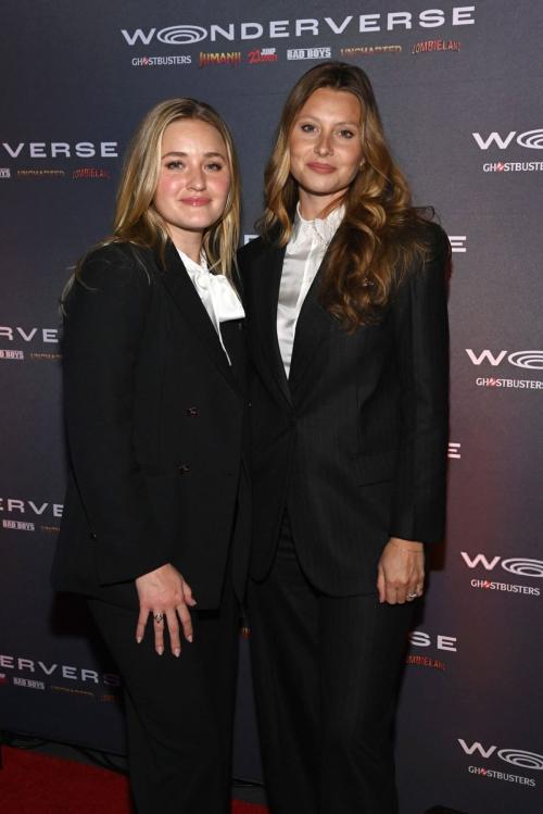 Aly and AJ Michalka at Wonderverse Grand Opening by Sony Pictures, January 2024 1