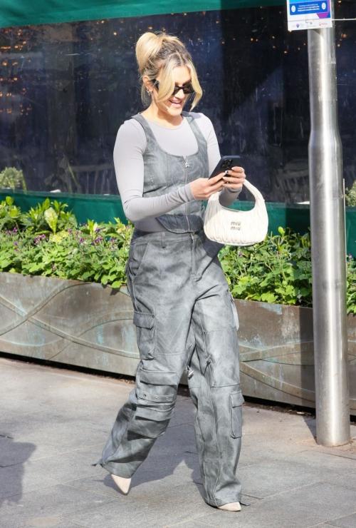 Ashley Roberts Arrives at Heart Radio in London, March 2024