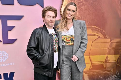 Clare Grant at Godzilla x Kong The New Empire Premiere in Hollywood 5