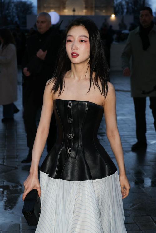 Dongyu Zhou at Louis Vuitton Fashion Show Paris Fashion Week, March 2024 1