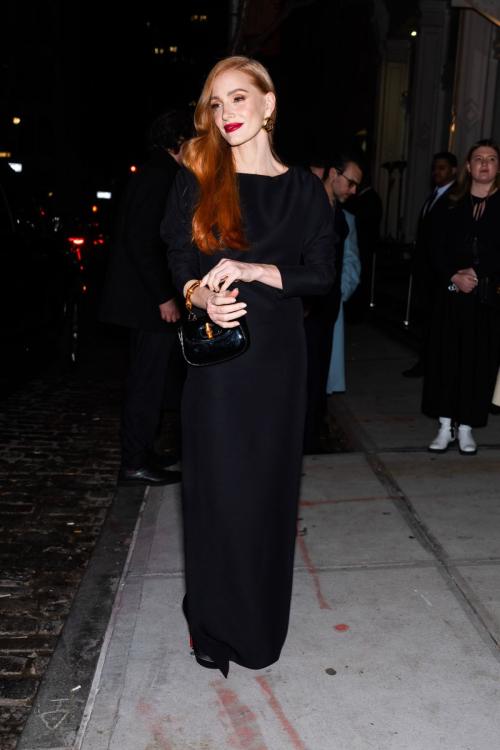 Jessica Chastain Night Out in New York, February 2024 3