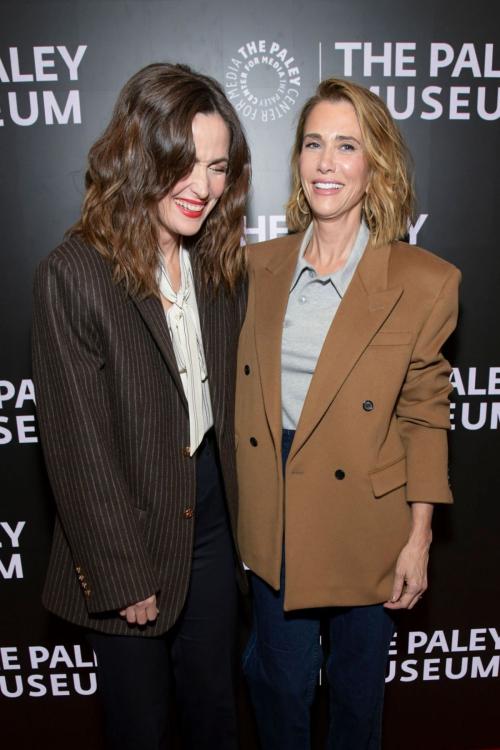 Kristen Wiig and Carol Burnett at A Night With Apple TV Palm Royale at The Paley Museum in New York 2