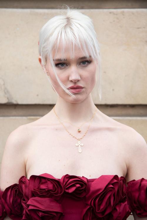 Lara Cosima Henckel von Deonnersmarck at Giambattista Valli Womenswear FW24-25 Show, March 2024 1