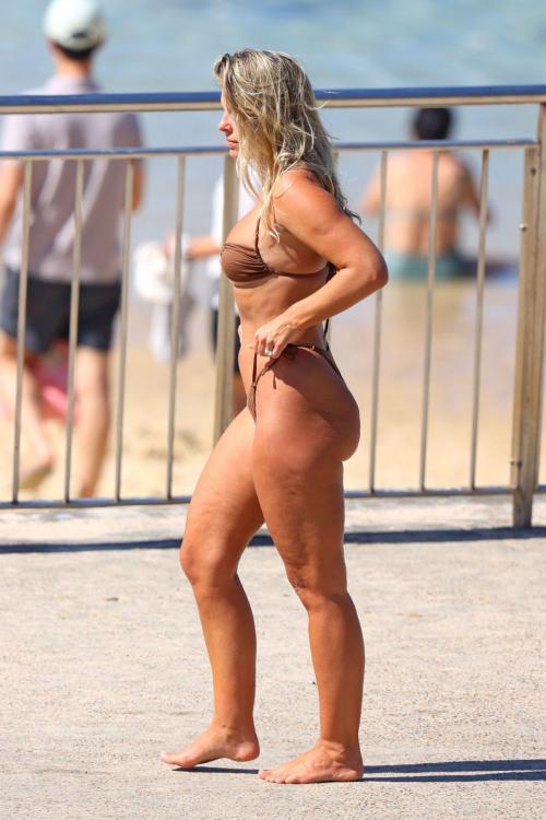 Natasha Oakley in Bikini Out at a Beach, March 2024 7