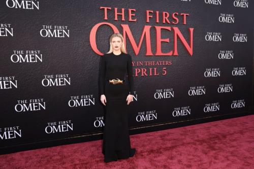 Nell Tiger Free at The First Omen Premiere at Regency Village Theatre in Los Angeles 2