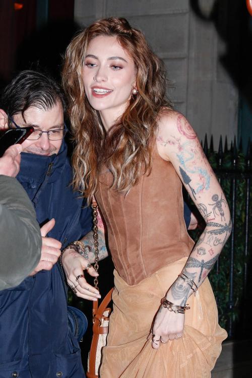 Paris Jackson Leaves Mert And Marcus Party at Paris Fashion Week, March 2024