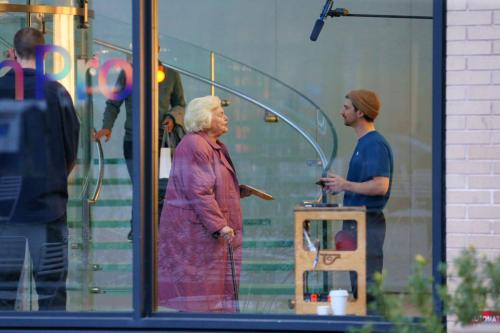 Scarlett Johansson Directing at Apple Store for Eleanor the Great New York, March 2024 1