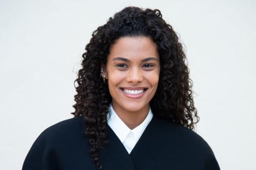 Tina Kunakey at PFW Simon Jacquemus Medal Photocall Paris, March 2024 2