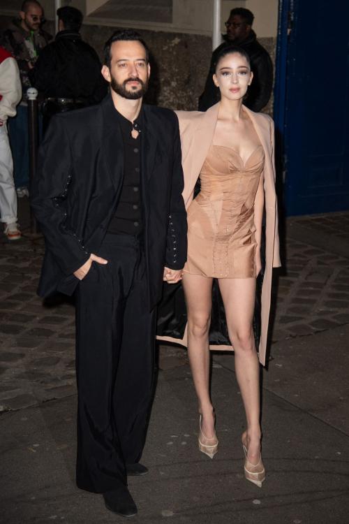 Victoria Dauberville at Mugler Womenswear Fall/Winter Show Paris Fashion Week, March 2024 1