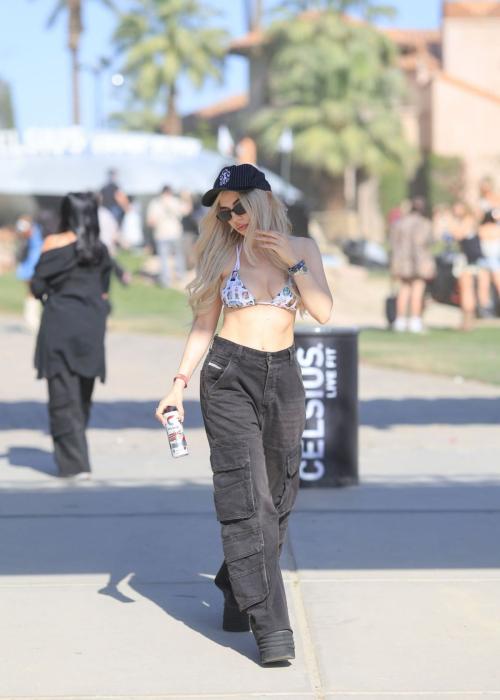 Ava Max at CELSIUS Cosmic Desert Event at Coachella 2