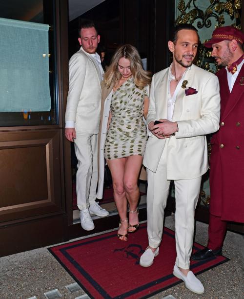 Lily James Leaves Her 35th Birthday Party at Apollo’s Muse Members Club in London 5