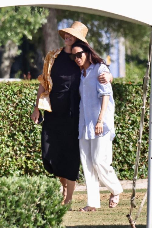Meghan Markle Visits Prince Harry on Netflix Set