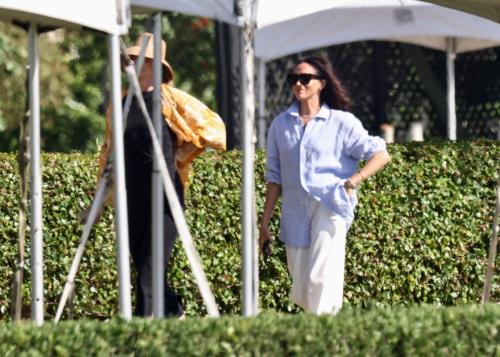 Meghan Markle Visits Prince Harry on Netflix Set 6