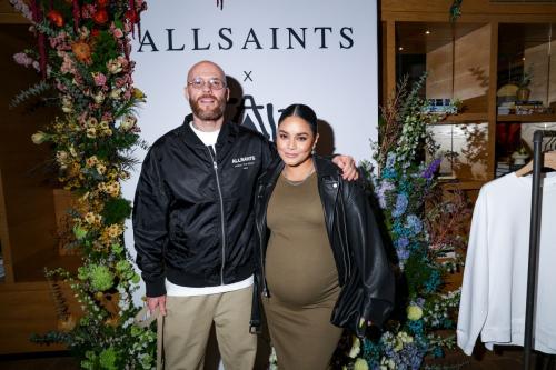 Pregnant Vanessa Hudgens at Allsaints Capsule Collection Launch in Los Angeles 5