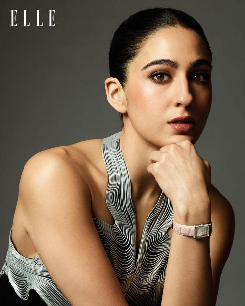 Sara Ali Khan in Elle India Magazine Cover, Apr 2024 Issue 2