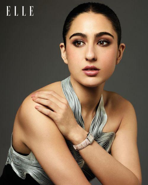 Sara Ali Khan in Elle India Magazine Cover, Apr 2024 Issue 3