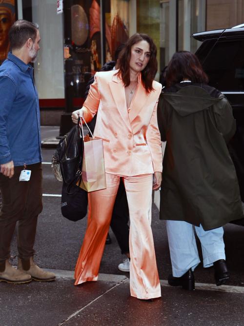 Sara Bareilles Arrives at NBC Studios in New York 6