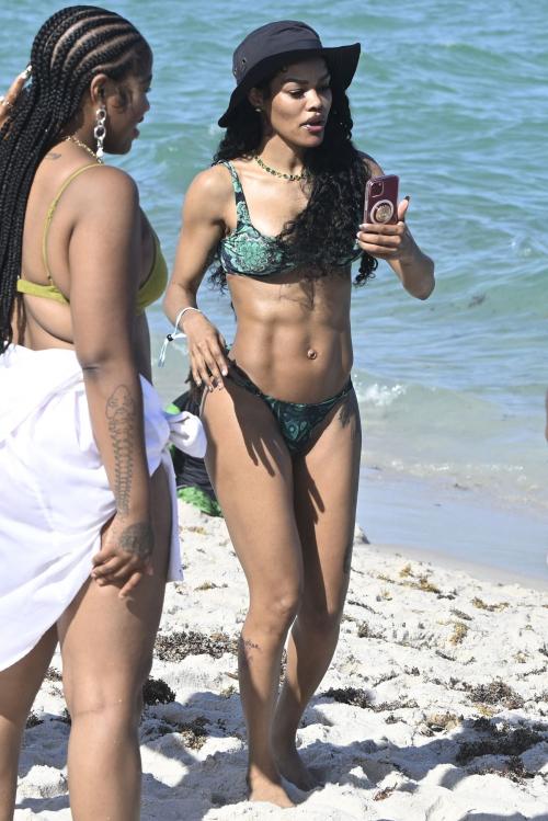 Teyana Taylor in Bikini at Miami Beach 2