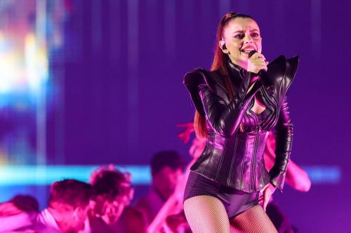 Annalisa Performs at Tutti Nel Vortice in Assago 6