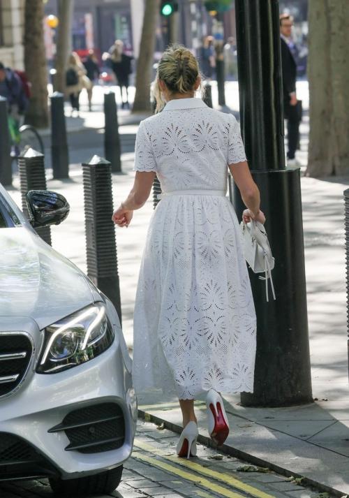 Ashley Roberts Leaves Heart Radio in London 4